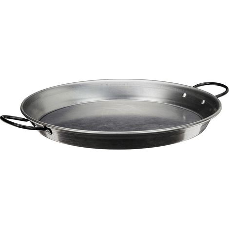Padella per paella in acciaio lucido per induzione e vetroceramica ø36cm (7 persone). vaello (1/4)