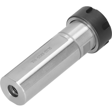 Porte‑pince à collet droit ER25‑80L pour centre d'usinage CNC, tige d'extension pour fraisage et perçage (1/5)