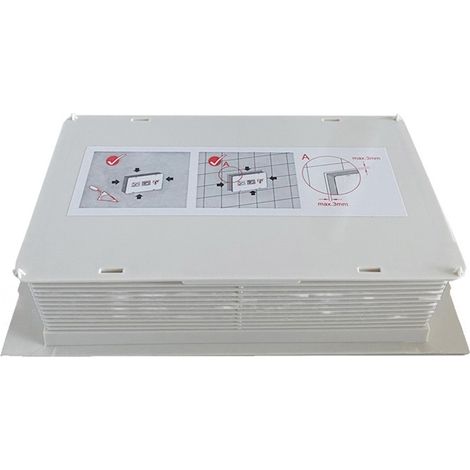Boitier de protection, pour chasse d'eau encastrée Geberit Sigma pour UP320 / UP 720 (241.826.00.1)