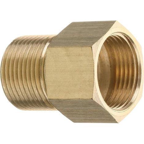 Raccord pour Nettoyeur Haute Pression, Filetage Mâle Métrique M22 15 mm vers Raccord Femelle M22 14 mm, 310 bar (4500 PSI) (1/4)