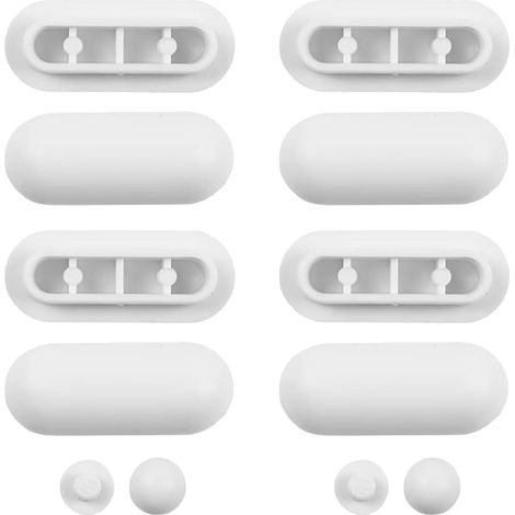 12x Patins pour Abattant WC, Amortisseur WC, tampons pour abattant de WC, pour Siège de Toilette D'amortisseurs, Abattant WC Tampon de Remplacement de Toilette, Pare-Chocs de Siège de Toilette (1/5)