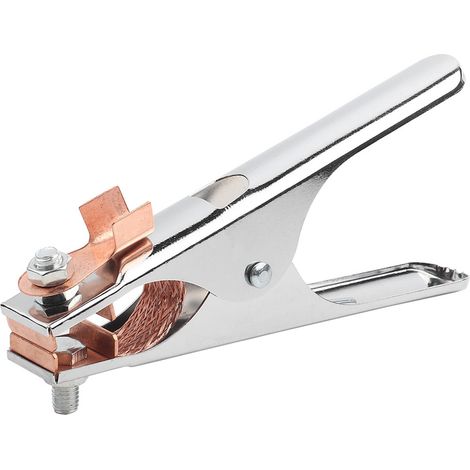 300A Electroplated Ground Clamp Copper Welding Earth Clip for Manual Welder