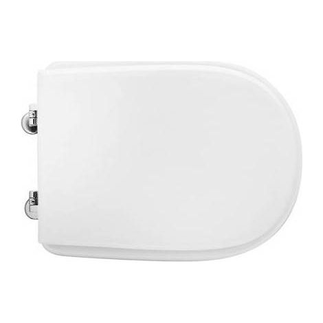 SEDILE WC PER FACIS VASO GINEVRA FORMA 6 Misura: Bianco - Cerniere A passanti