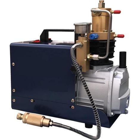 1.8KW 40 Mpa compresseur d'air électrique Haute Pression Pompe à Air pneumatique Airgun PCP gonfleur avec soupape de sécurité Haute Pression (1/5)