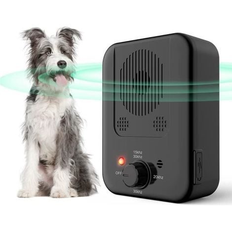 Répulsif ultrasons rechargeable étanche anti-aboiement pour chien - dispositif de contrôle (1/4)