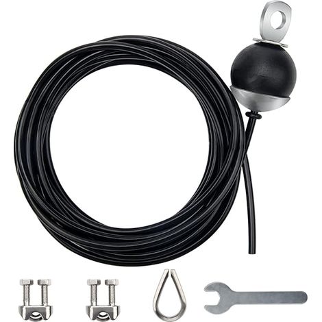 Cable De Poulie - 5 M - Diamètre 5 Mm - Pour Système De Musculation À Poulies - Remplacement Compatible - 1 Pièce (1/3)