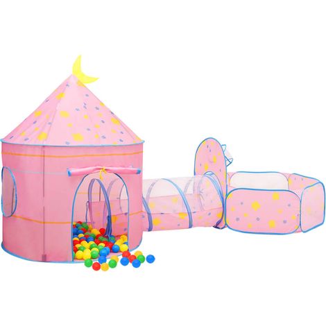 Tente de jeu pour enfants 301 x 120 x 128 cm rose (1/5)