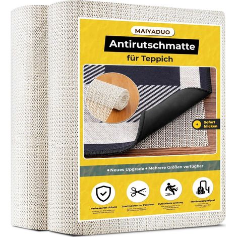 Tapis antidérapant 110x160 cm, sous-tapis antidérapant, tapis de sol antidérapant, tapis antidérapant multifonction, facile à nettoyer, respirant, forte adhérence (1/5)
