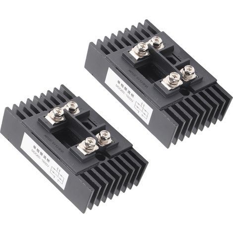 2 Stück Brückengleichrichter MDQ60A 1600V, isoliert, Montagesockel, Stromdiodenmodul mit Kühlkörper (1/5)