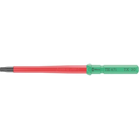 Wera Kraftform Kompakt VDE 67 i TX 30 x 157 mm TIE pour électricien TORX Lame interchangeable TX 30 (1/4)