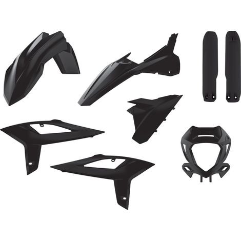 Kit di plastiche Polisport Beta RR 20 22 nere resistenti