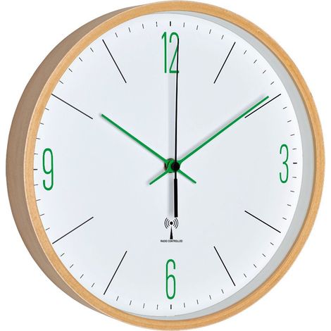 Orologio da Parete Radio-controllato Verde TFA 60.3524.04