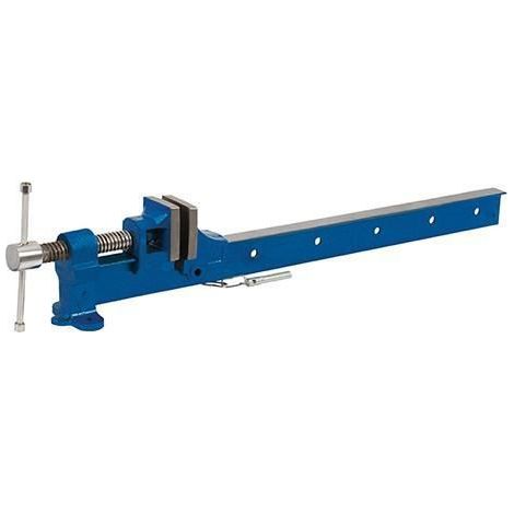 Silverline – Serre-joint dormant profil en T 600 mm – Force de serrage élevée – Sabots et mâchoires en fonte – Finition peinte durable