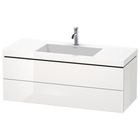 Duravit L-Cube c-bonded Ensemble suspendu, 2 tiroirs, sans
