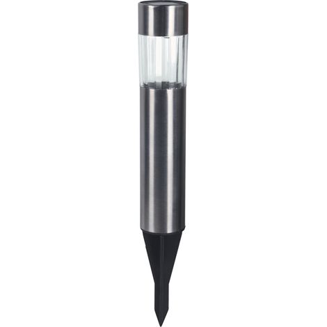 VELAMP PICCHETTO SOLARE LED DA GIARDINO PLASTICA FINITURA ALLUMINIO POLE (1/3)