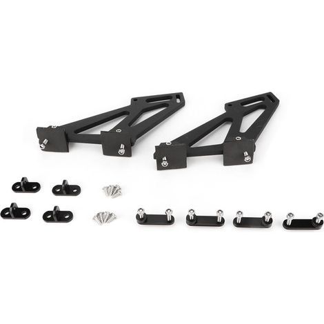 Tbest Universel Voiture CNC En Alliage D'aluminium Aile Arrière Tronc Racing Queue Spoiler Jambes Supports de Montage Haute Résistance Léger Aérodynamique Améliorations pour Toutes (1/5)