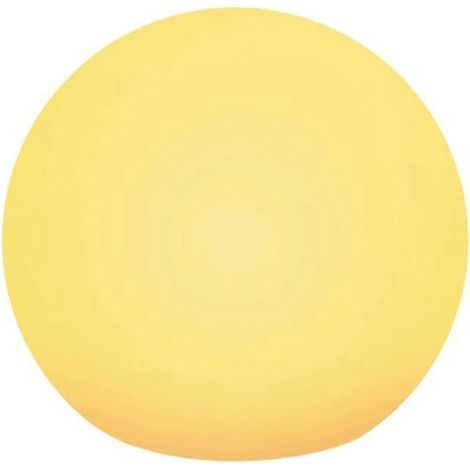 Kugelförmige LED-Tischleuchte mit Timer, Dimmer und Fernbedienung, 16 Farben, Helligkeitsregelung, ideal fürs Schlafzimmer (15 cm). (1/5)