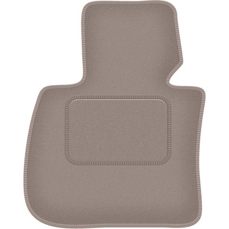 Tappetino in velluto per guidatore per: BMW X1 F48 FL SUV (2015-) beige (1/5)