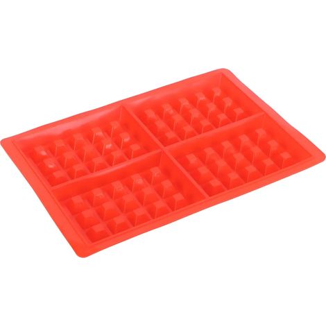 Due stampi per waffle fai-da-te in silicone riutilizzabili (1/3)