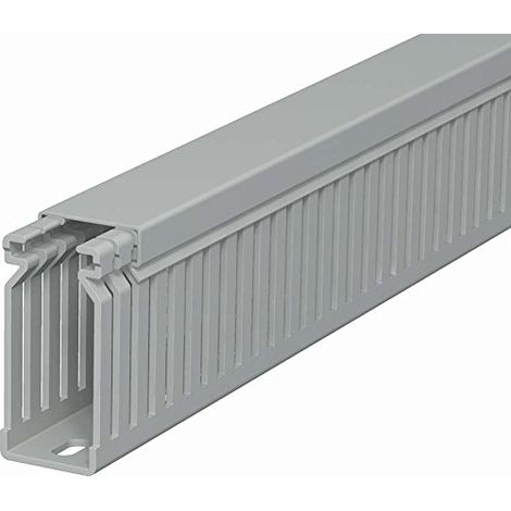 OBO Bettermann Canal de cableado 60x25x2000 Cloruro de polivinilo gris piedra RAL 7030, 6178028