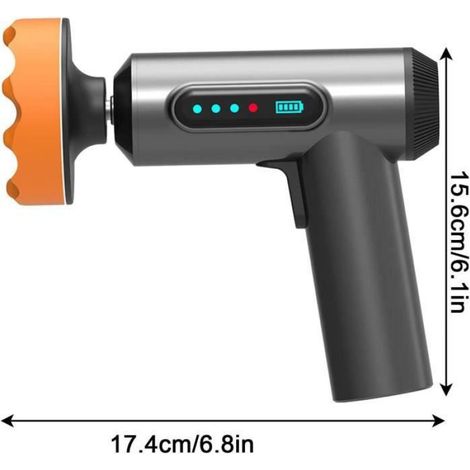 Polisseuse Sans Fil - 20000 Tr/Min - Pour Voiture Bateau Meuble - 3 Disques Inclus - Autonomie 30-60 Min (1/4)