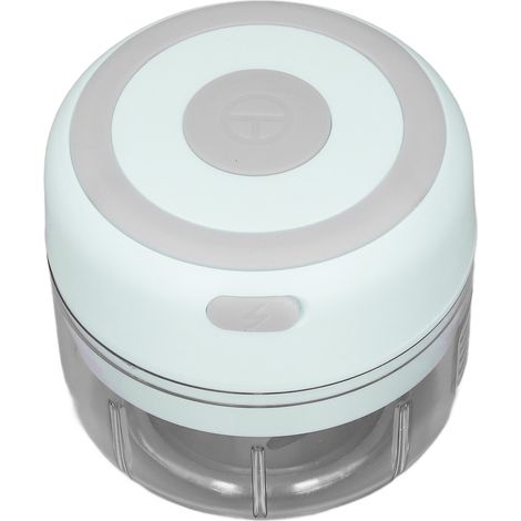 Mini hachoir à ail, lame en acier inoxydable de qualité alimentaire, puissant, rechargeable par USB, presse-ail électrique 100 ml (8,6 x 5,1 x 4,8 cm), vert (1/5)