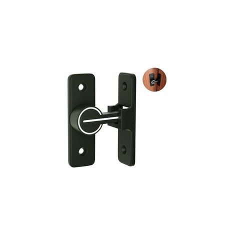 Serrure de porte coulissante intérieure éclairée – Alliage de zinc résistant à la rouille – Antivol pour sécurité renforcée – Installation facile