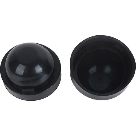 Couvercle anti-poussière pour phare LED de voiture en caoutchouc noir, 90mm, 2 pièces, capuchon d'étanchéité étanche
