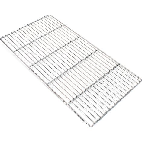 Wiltec Parrilla barbacoa 58x30 cm rectangular plancha asadero acero Inoxidable universal (1/5)