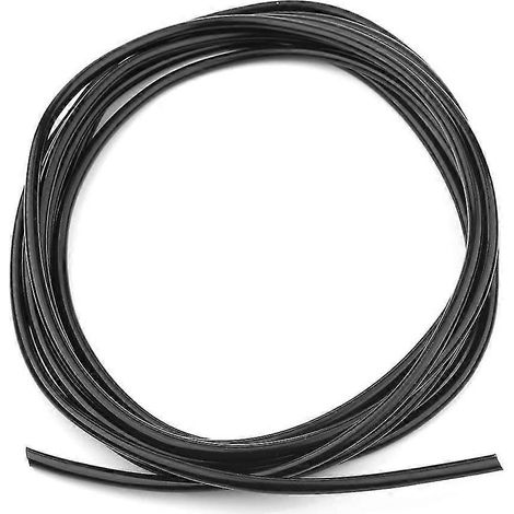 Tuyau d'arrosage en PVC de 5 m, diamètre 4/7 mm, pour système d'irrigation goutte à goutte DIY (à faire soi-même) pour jardin, pelouse, terrasse, plantes et fleurs. (1/4)
