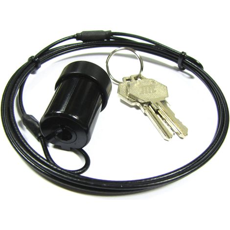 BeMatik - écluse Black sécuritá pour ordinateur portable (Key) (1/3)