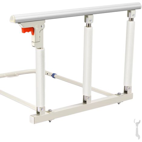 Barrière de lit, support de sécurité réglable, installation facile, BLANC (1/2)