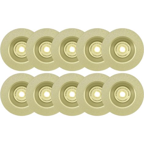 Diamant-Schleifscheiben 10er-Set 125mm für Granit, Marmor, Fliesen (1/5)