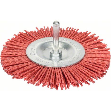 Bosch Accessories Scheibenbürste, Nylonborsten, 100 mm, 1 mm, 8 mm, 4500 U/ min Schaft-Ø 6 mm 26086 (1/5)