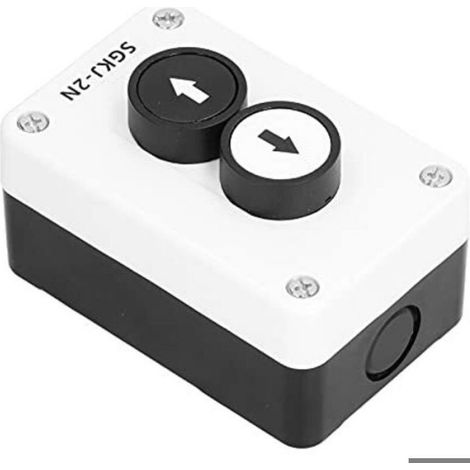 Commutateur étanche pour portes de garage - OKZ® - Étanche IP32 - Bouton-poussoir - Action momentanée