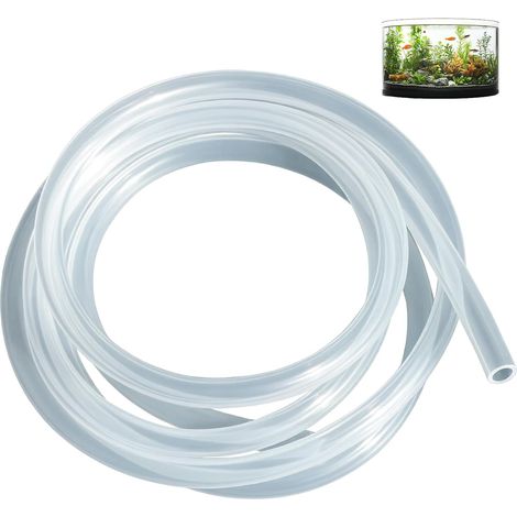 5m Flexible Food Silicone Hose - 4mm ID x 6mm Flexible Silicone Hose for Aquarium, Anti-Pinch for Water, Air, Oil - Home/Industrial Use (BPA Free) (1/5)