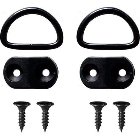 Anelli di fissaggio, 10 pezzi Ganci per rete del bagagliaio dell'auto, anello di fissaggio, anello di ancoraggio per fissare il carico nel (1/3)