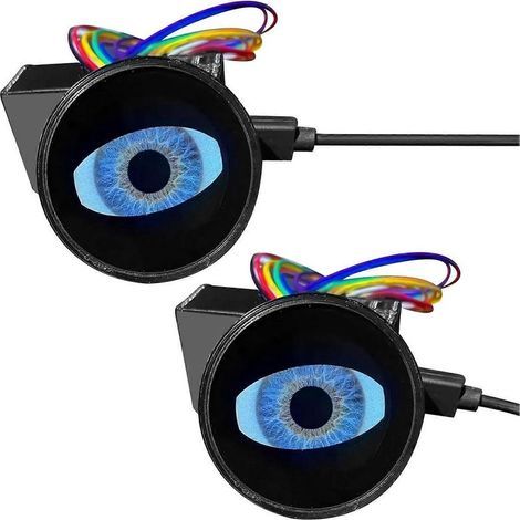 Phares avant décoratifs extra lumineux « œil de diable » pour voiture - Outil de modification de phares de voiture (1/5)