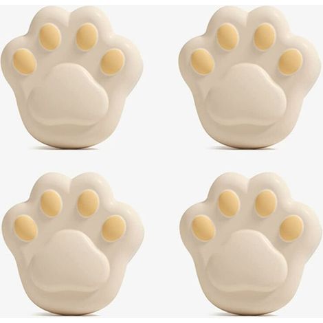 Lot de 4 protège-coins compatibles avec les tables pour bébés protège-coins couleur abricot, protège-coins à motifs de dessins animés, protège-coins mignons (1/4)