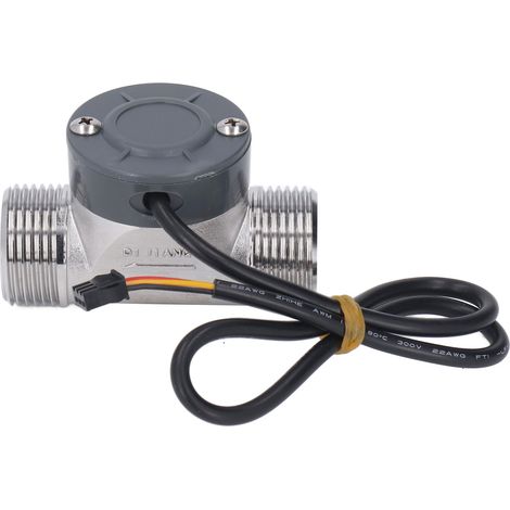 Durchflussmesser-Sensor aus Edelstahl für Schwimmbäder und Fischteiche, 3,5–24 V Gleichstrom (1/5)
