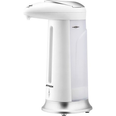 Seifenspender, hydroalkoholisches Gel 330 ml grau und weiß soap dispenser auto dispenser  2
