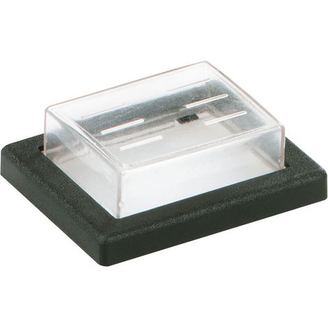 BACHMANN Tapas de PVC y marco, Serie 2 2, para 2 polos, transparente/n, 924.118