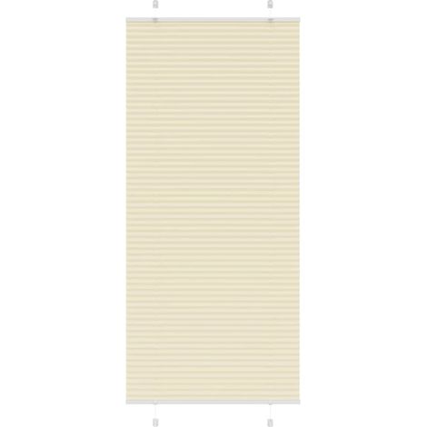 Plissee Creme 100x200 cm Stoffbreite 99,4 cm Polyester