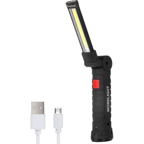 Lampes de travail LED, cadeaux pour la fête des pères (papa, mari, homme) - lampes torches de travail rechargeables, parfaites (1/5)