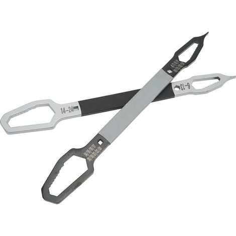 Kit d'outils à main multifonctionnels à double extrémité auto-serrante (2 clés 6-24 mm) pour la réparation (1/5)