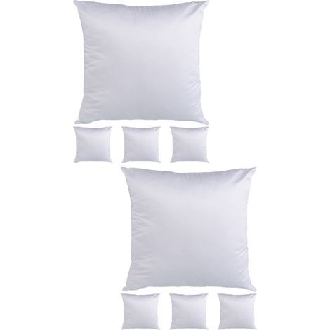Ensemble de taies d'oreiller à personnaliser par sublimation, housse de coussin blanche, taie d'oreiller en polaire effet peau de pêche en polyester (1/5)