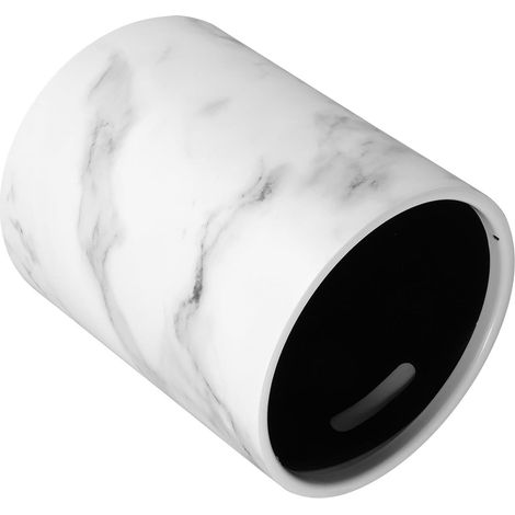 ronde à motif marbre capacité de 12 L en plastique PP (1/5)
