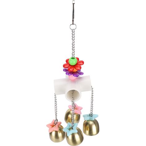 Jouet perroquet mignon, oiseau, morsure, cloche suspendue, Cage, accessoires de décoration (1/5)