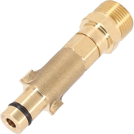 Adaptateur à baïonnette en laiton pour nettoyeur haute pression pour Nilfisk pour lance à mousse de neige, connecteur de tuyau de pulvérisation de nettoyeur haute pression (1/4)