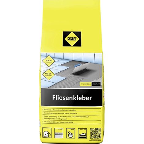 SAKRET Fliesenkleber 5 kg Fliesenkleber & Baukleber